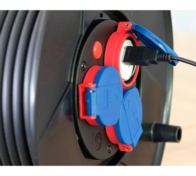 Stopcontactadapter Brennenstuhl USB A 2.4A wit