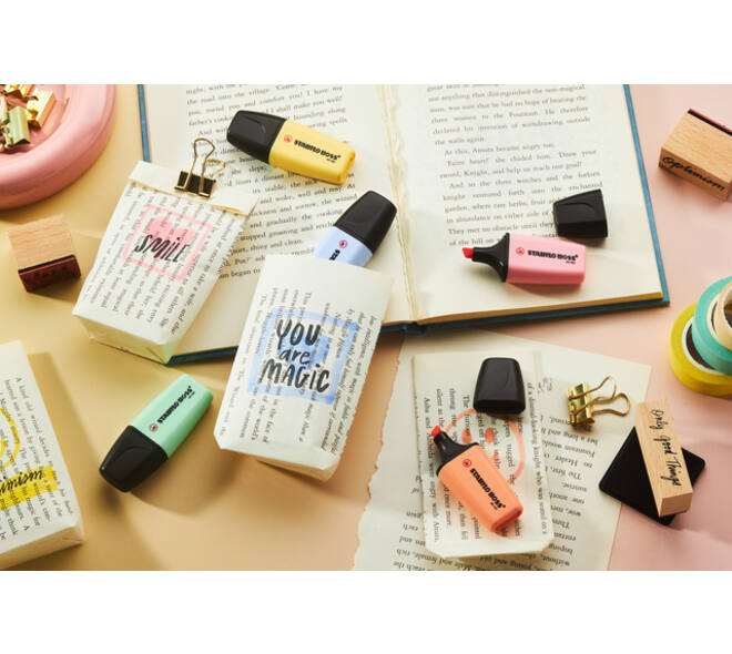 Markeerstift STABILO BOSS mini pastel assorti 6 stuks