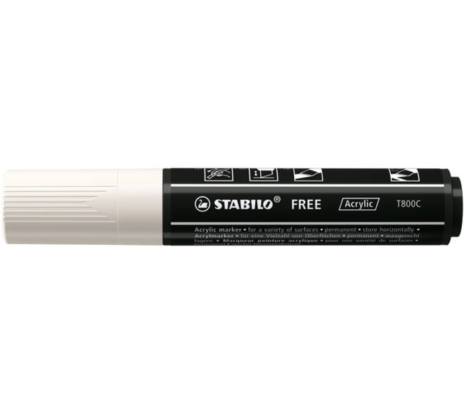 Acrylmarker STABILO  Free Acrylic T800C wit