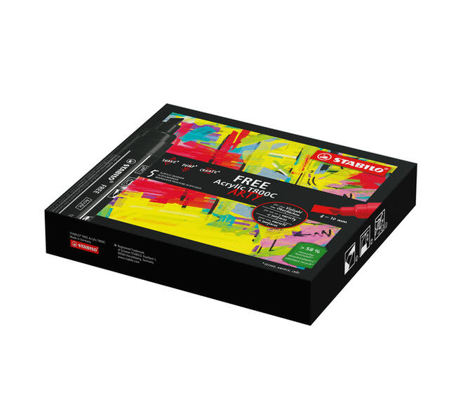 Acrylmarker STABILO  Free Acrylic T800C wit