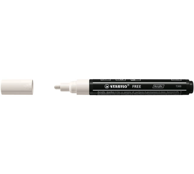 Acrylmarker STABILO  Free Acrylic T300 wit