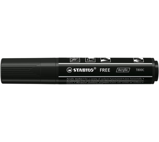Acrylmarker STABILO  Free Acrylic T800C zwart