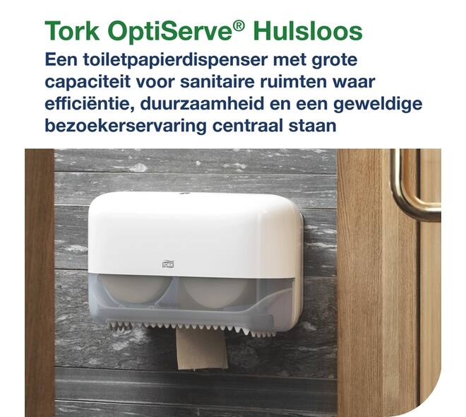 Toiletpapier Tork T7 Advanced Optiserve Coreless 2-laags 94m naturel 472640