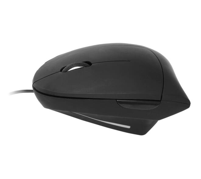 Muis Quantore ergonomisch bedraad USB-A zwart