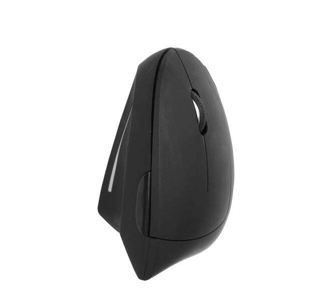 Muis Quantore ergonomisch draadloos USB-A adapter zwart