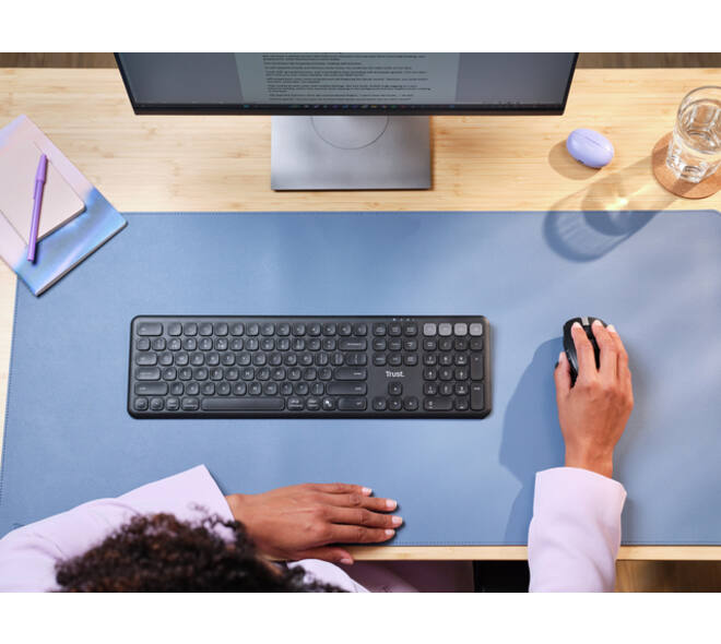 Toetsenbord Trust Vaiya Multidevice draadloos QWERTY