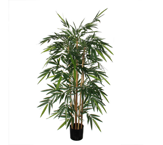 Kunstplant Mica Bamboe in plastic pot 150x75cm