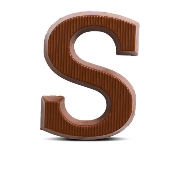 Chocoladeletter van Dijk melk S 40 gram