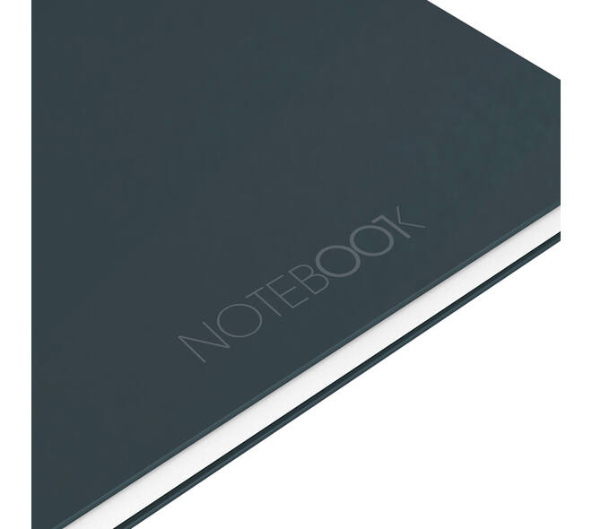 Spiraalblok Oxford International Notebook A4+ ruit 5X5mm 160 pagina's zwart