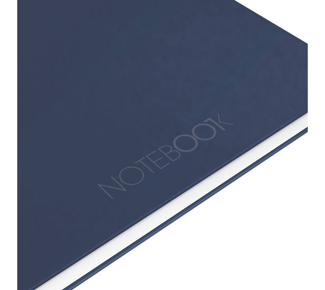 Spiraalblok Oxford International Notebook A4+ lijn 160 pagina's blauw