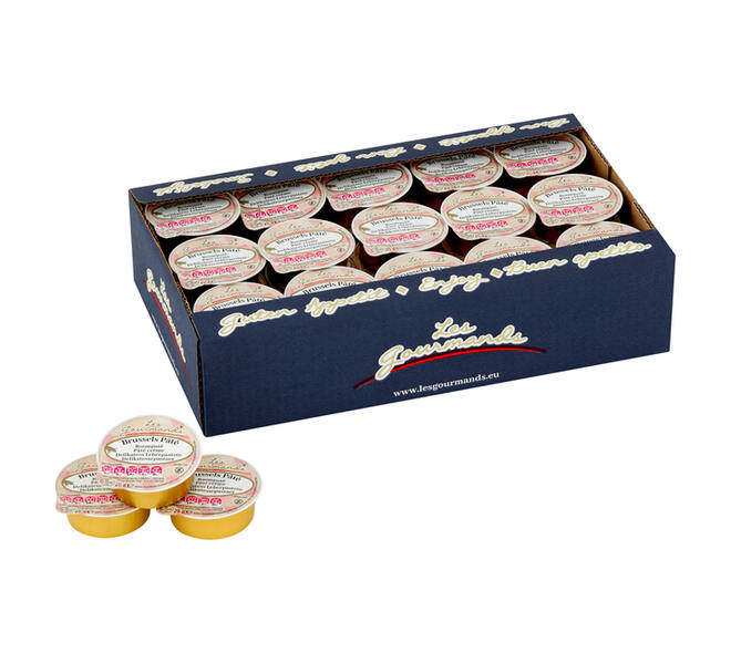 Roompaté Les Gourmands Brussels 45x25 gram cupjes