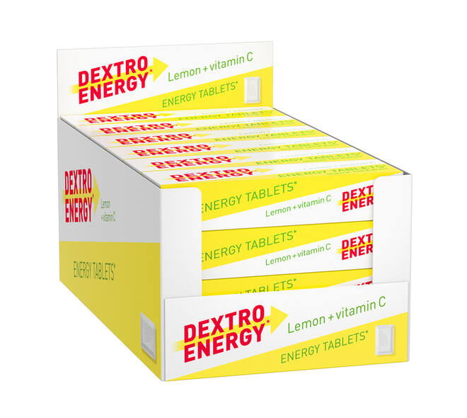 Energie tabletten Dextro Energy citroen pak 50 gram