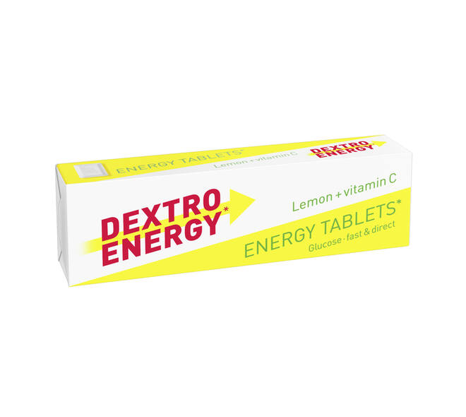 Energie tabletten Dextro Energy citroen pak 50 gram