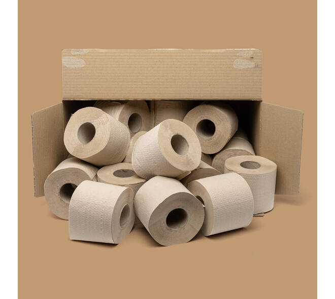 Toiletpapier The Good Roll The Panda Edition Naked bamboe 2-laags 24x300 vel naturel