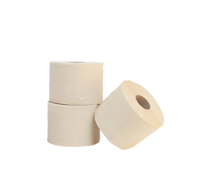Toiletpapier The Good Roll The Panda Edition Naked bamboe 3-laags 27x250 vel naturel