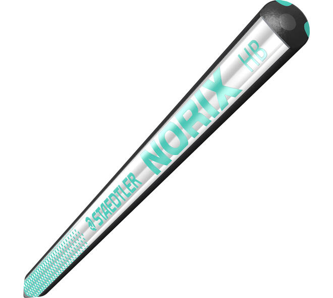 Potlood Staedtler Norix HB zwart-groen blister à 2 stuks