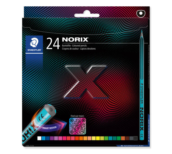 Kleurpotlood Staedtler Norix set à 24 kleuren