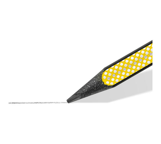 Potlood Staedtler Norix HB zwart-geel blister à 2 stuks