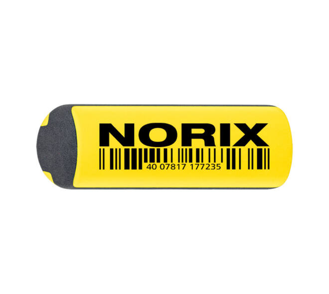 Potlood Staedtler Norix HB zwart-geel blister à 2 stuks