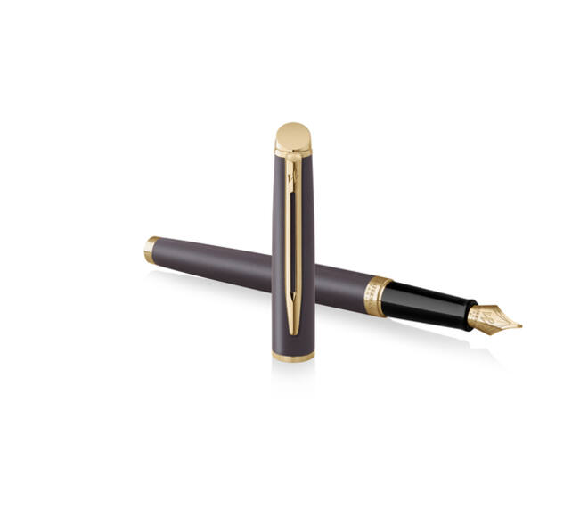 Vulpen Waterman Hémisphère Fashion Colors metallic black GT fijn