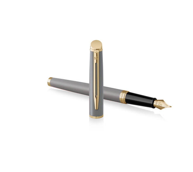 Vulpen Waterman Hémisphère Fashion Colors metallic grey GT fijn
