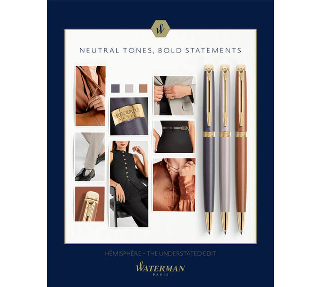 Rollerpen Waterman Hémisphère Fashion Colors metallic copper GT fijn