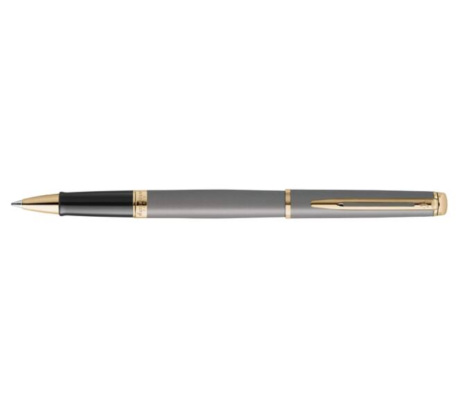 Rollerpen Waterman Hémisphère Fashion Colors metallic grey GT fijn