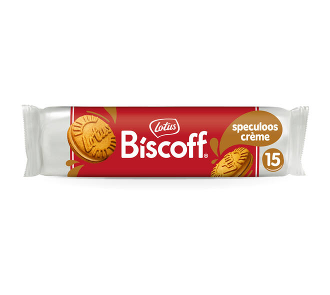 Koekjes Lotus Biscoff sandwich speculooscreme 15 stuks