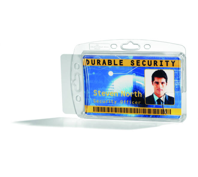 Badge Durable gesloten voor 2 kaarten 10 stuks