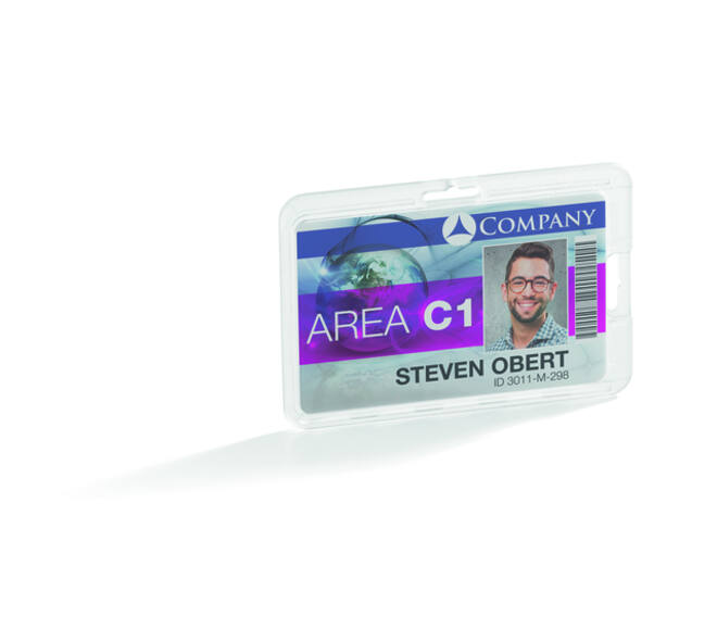 Badge Durable permanent voor 1 kaart 10 stuks