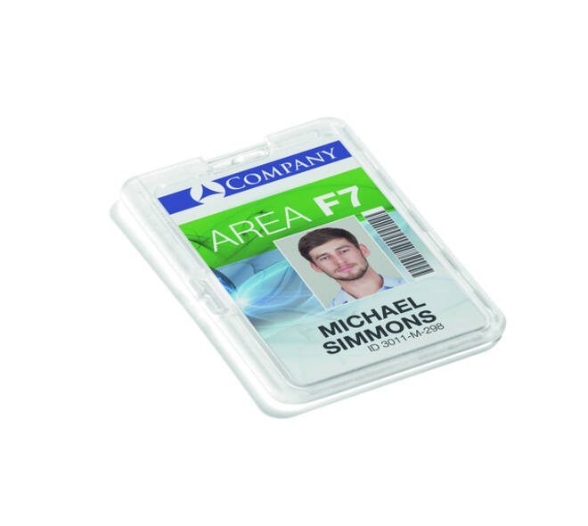 Badge Durable permanent voor 1 kaart 10 stuks