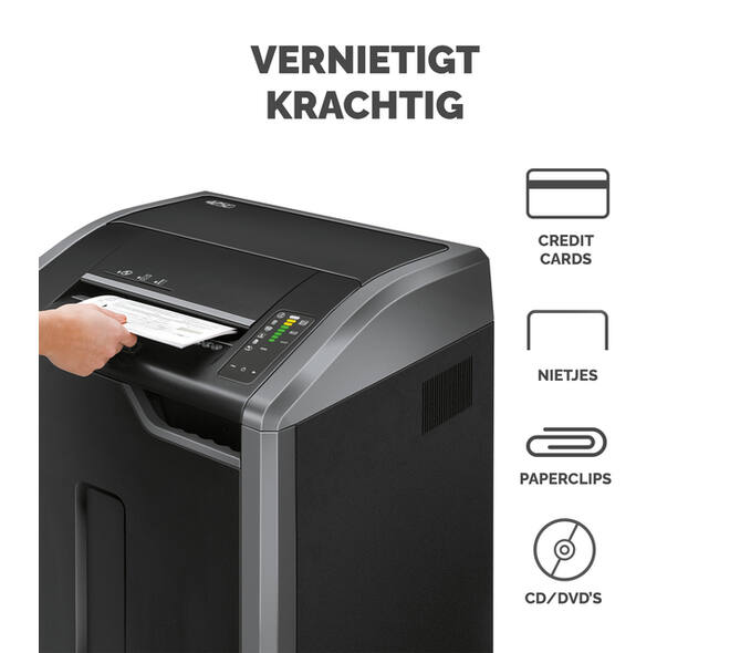 Papiervernietiger Fellowes Powershred 425I stroken 5,8mm