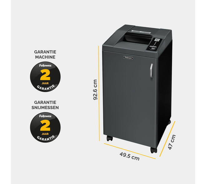 Papiervernietiger Fellowes Fortishred 3250HS snippers 0,8x5mm