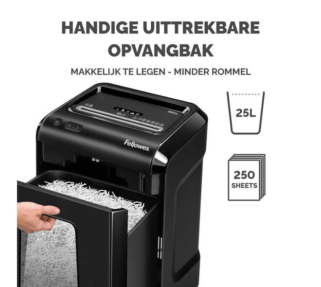 Papiervernietiger Fellowes Powershred 92CS snippers 4x38mm