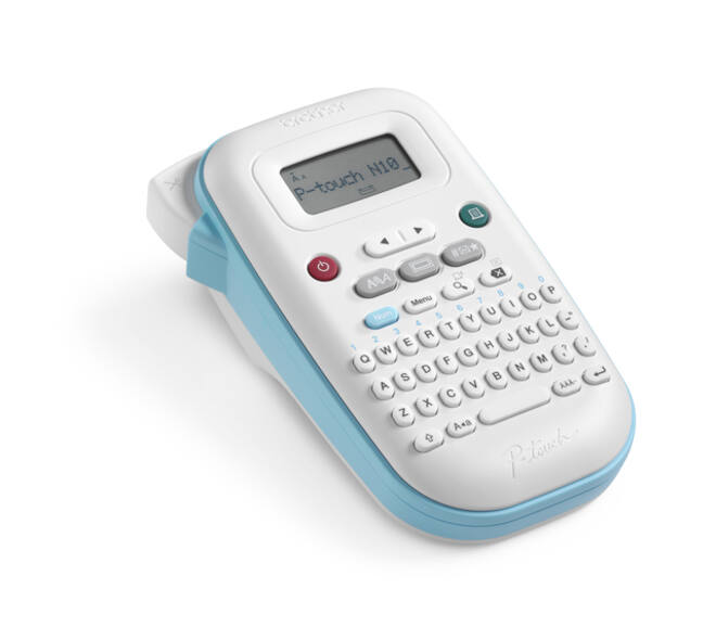 Labelprinter Brother P-touch Btag PT-N10 draagbaar qwerty 12mm wit