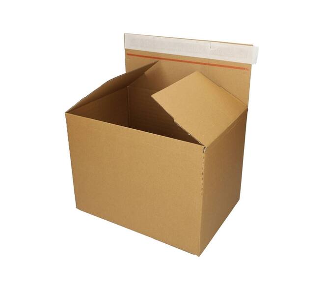 Quickbox IEZZY verstelbare hoogte 304x216x130-220mm B-golf bruin 10st