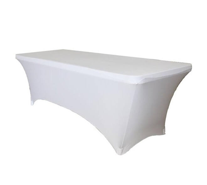 Tafelrok BRASQ 183x76x74cm wit