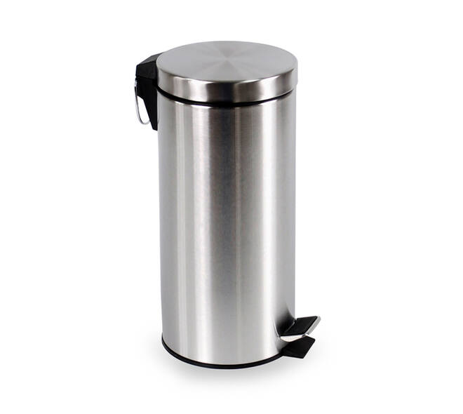 Pedaalemmer BRASQ 30 liter rvs