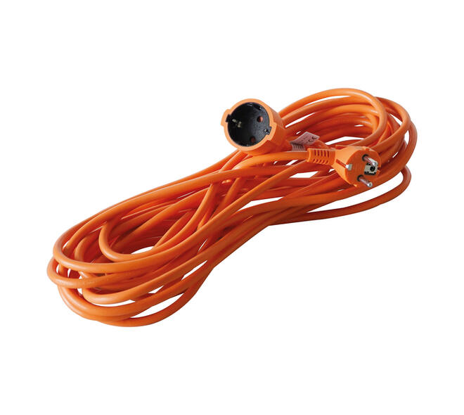 Verlengkabel BRASQ 20m oranje