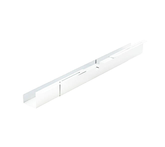 Kabelgoot BRASQ verstelbaar 75-150cm CT100 wit