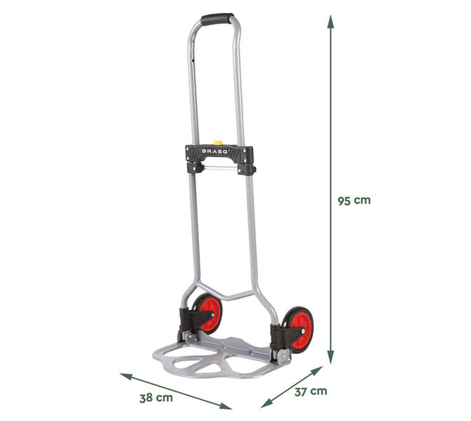 Steekwagen BRASQ Inklapbaar HT60 incl. bagagespin 60Kg