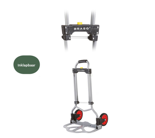 Steekwagen BRASQ Inklapbaar HT60 incl. bagagespin 60Kg