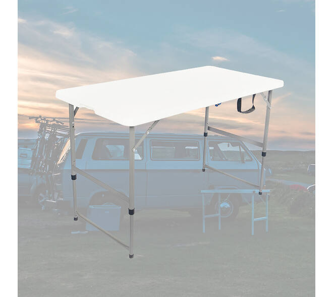 Vouwtafel BRASQ 120x60x74cm FC120 wit