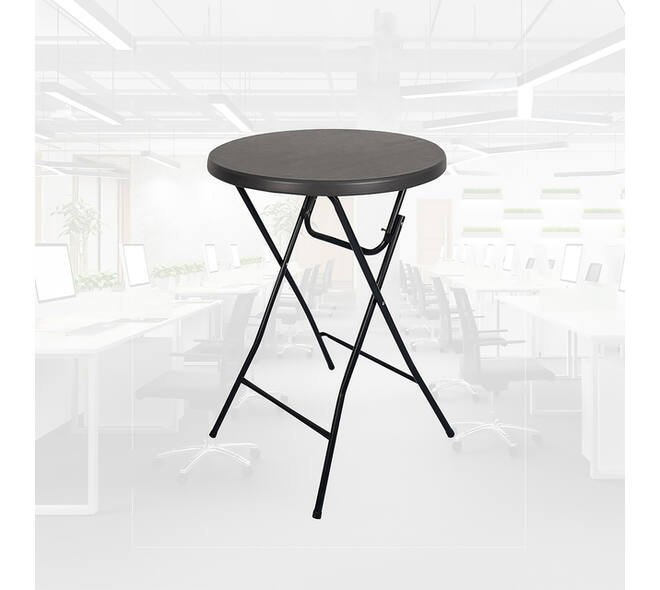 Statafel BRASQ 80cm BT100 zwart