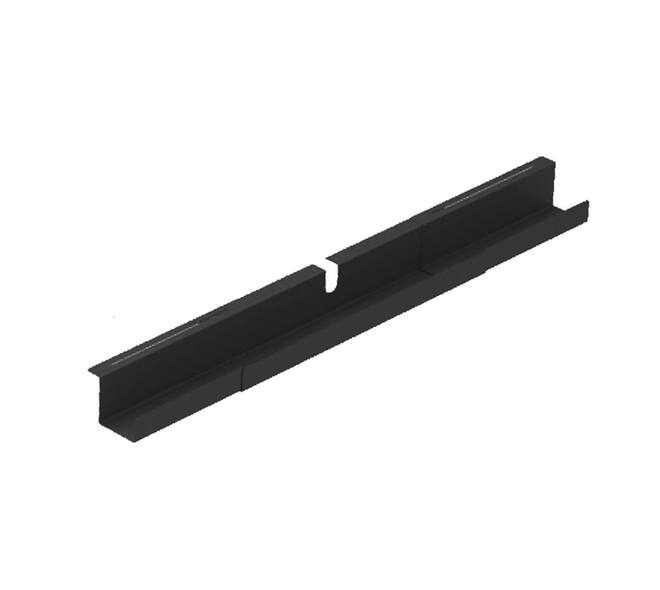 Kabelgoot BRASQ verstelbaar 75-150cm CT100 zwart