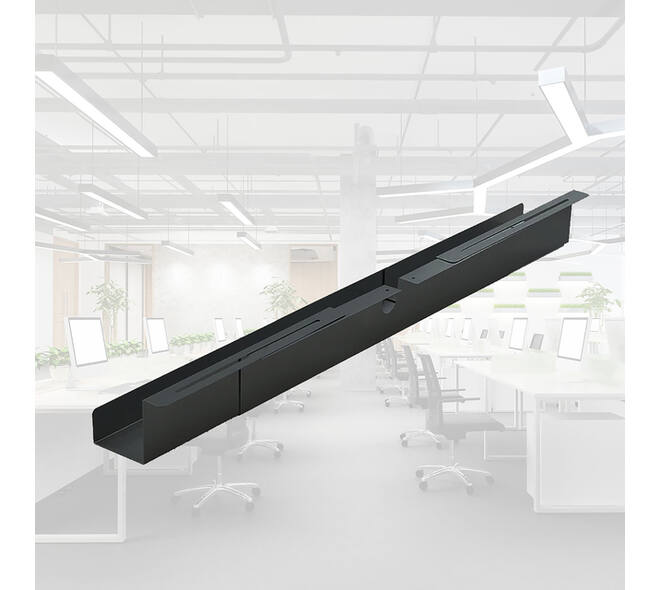 Kabelgoot BRASQ verstelbaar 75-150cm CT100 zwart
