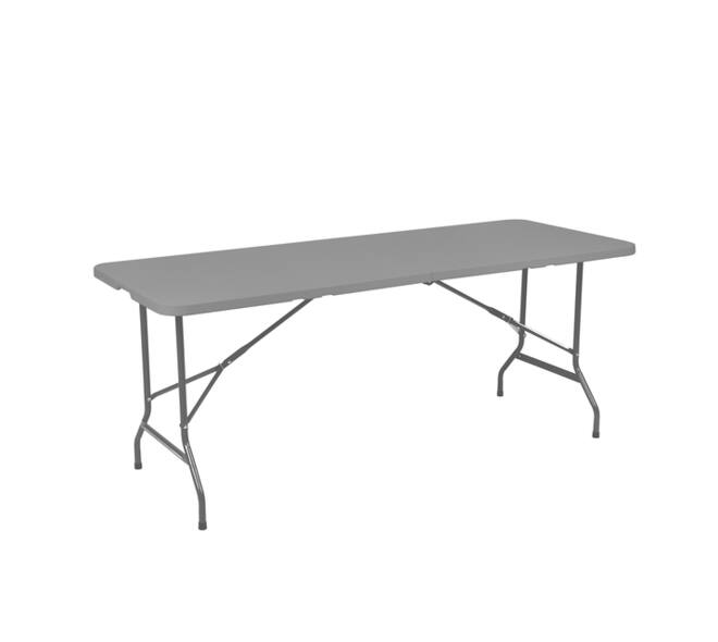 Vouwtafel BRASQ 180x70x74cm FT180 grijs