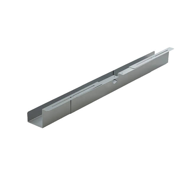 Kabelgoot BRASQ verstelbaar 75-150cm CT100 zilver