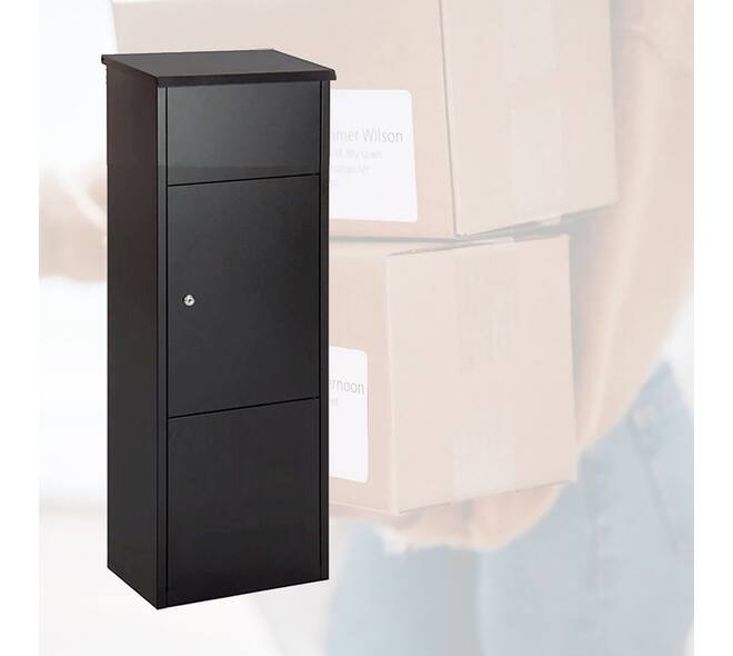 Pakketbrievenbus BRASQ 105x38x24cm PB400 Zwart