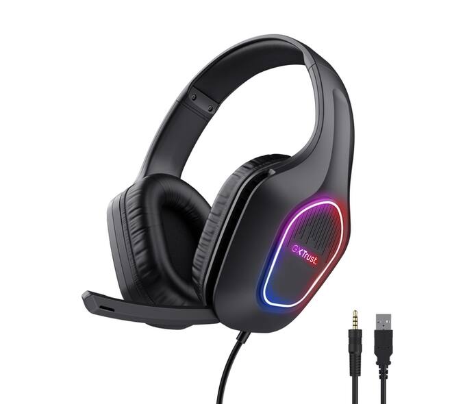 Gaming Headset Trust GXT416 Zirox LED zwart